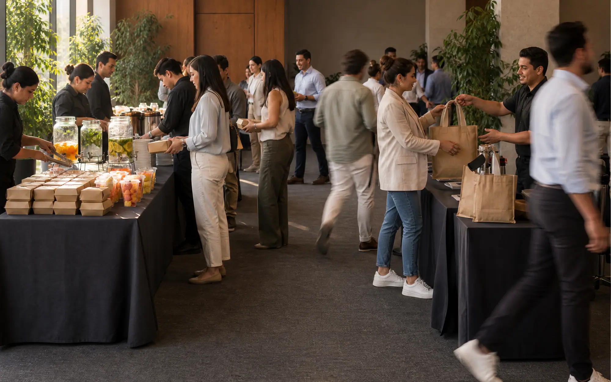 Activación en oficina con box lunches y kits